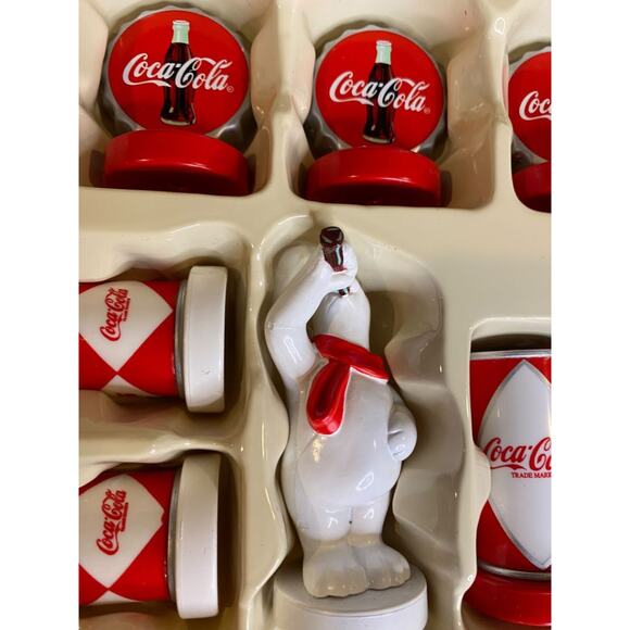 Coca-Cola vs Coke Game Replacement Pieces Santa Polar Bear New 1990s - Picture 8 of 12